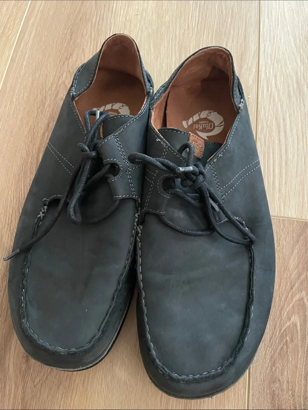 OluKai Men's Black Chukka Moccasin shoe